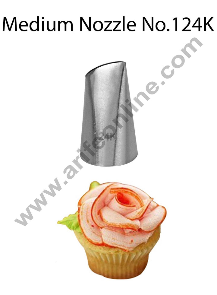 Cake Decor Medium Nozzle 124K Petal Piping Nozzle