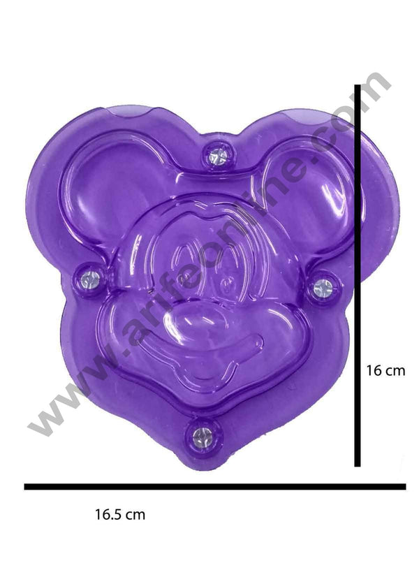 Cake Decor Polycarbonate 3D Mickey Mouse Face Chocolate Mold Cake Decorating Chocolate Mould Tools