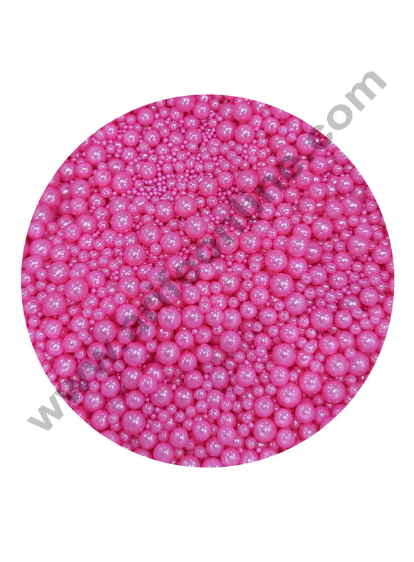 Cake Decor Sugar Candy - Mix Size Pink Balls Candy