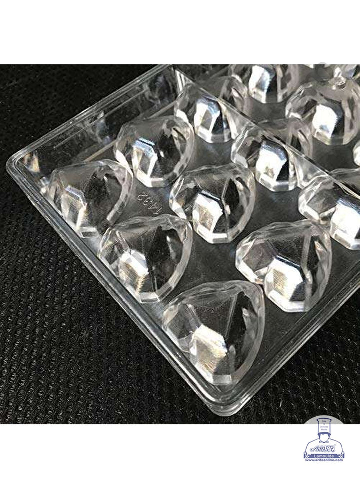 Cake Decor 21 Cavity Pinata Heart Shaped Polycarbonate Chocolate Mould SB-1432