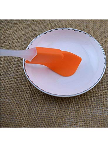 Cake Decor Silicone Brush and Spatula Set Medium Size, 2-Pieces (Assorted) Spatula 23cm Height and 5cm Width,Brush 21.5cm Height and Width 4.3cm
