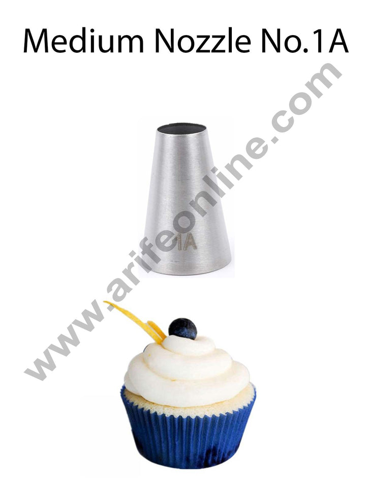 Cake Decor Medium Nozzle - No. 1A Round Piping Nozzle