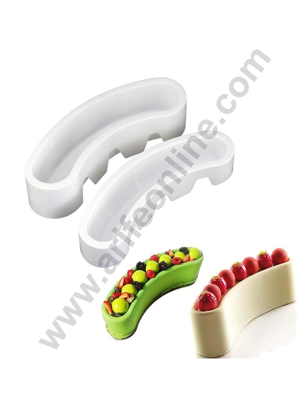 Cake Decor Silicon 2 Style Moon Arc Shape Design Chocolate Dessert Mousse pastry Cake Mould