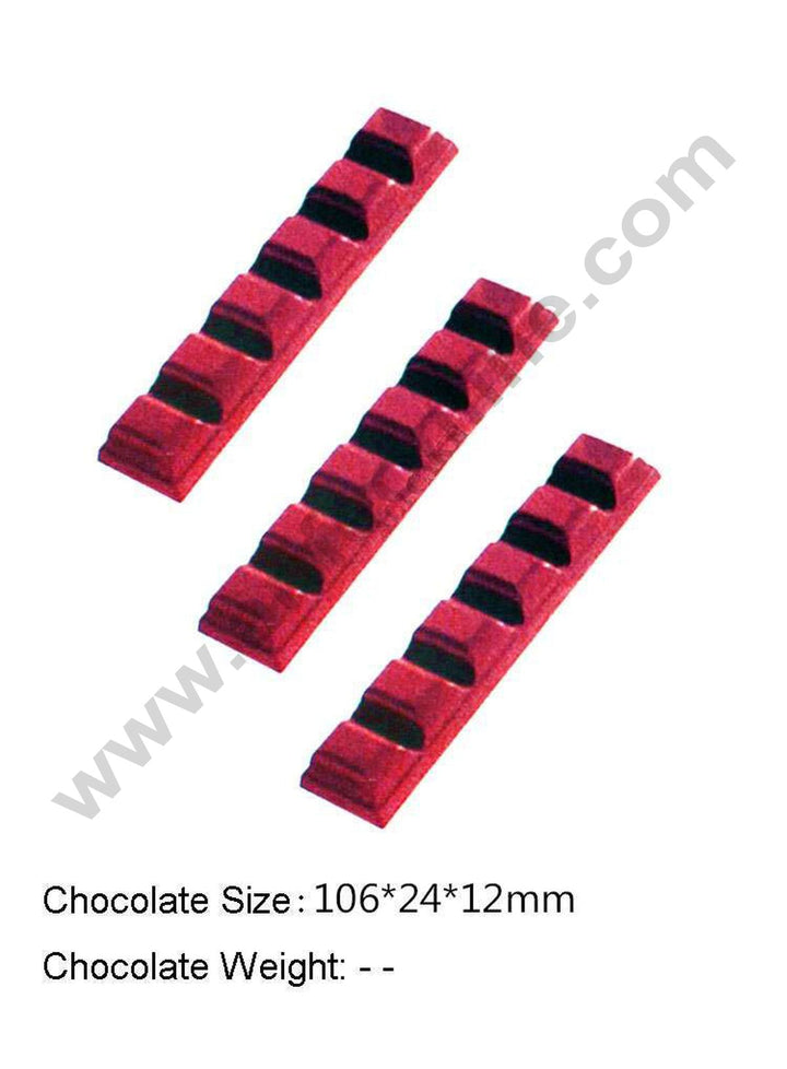 Cake Decor 7 Cavity Bar Shaped Polycarbonate Chocolate Mould SB-2010