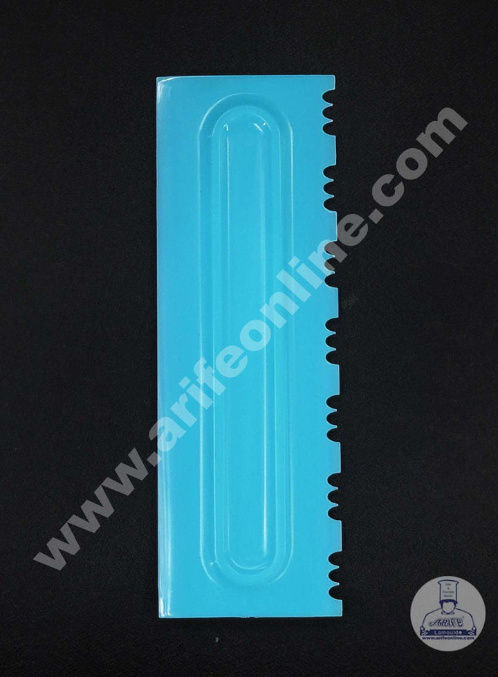 Cake Decor Plastic Icing Comb Scraper Smoother Icing Fondant Cake Decorating Tool (B-9953-25)