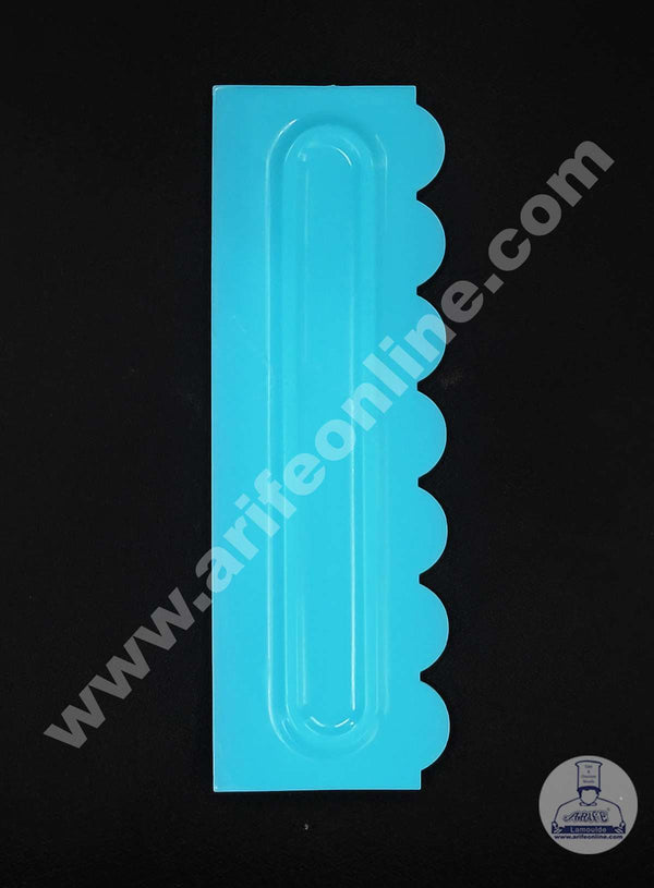 Cake Decor Plastic Icing Comb Scraper Smoother Icing Fondant Cake Decorating Tool (B-9953-23)