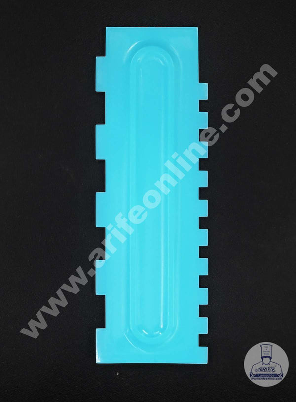 Cake Decor Plastic Icing Comb Scraper Smoother Icing Fondant Cake Decorating Tool (B-9953-26)