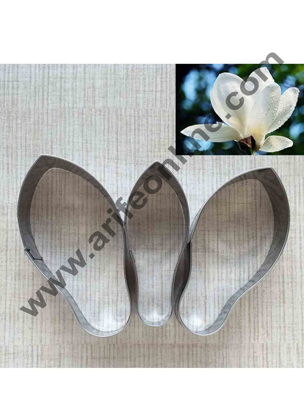 Cake Decor 3 Pcs Magolia Petals Cutter Bakeware Mould Biscuit Mould Set Sugar Arts Fondant Cake Decoration Tools