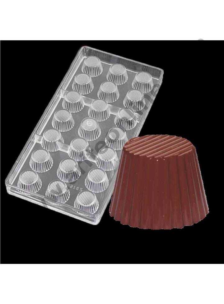 Cake Decor 21 Cavity New Small Muffin Tart Shape Chocolate Mold, Cake Sweet Candy Confectionery Making Tools Baking Polycarbonate Chocolate
