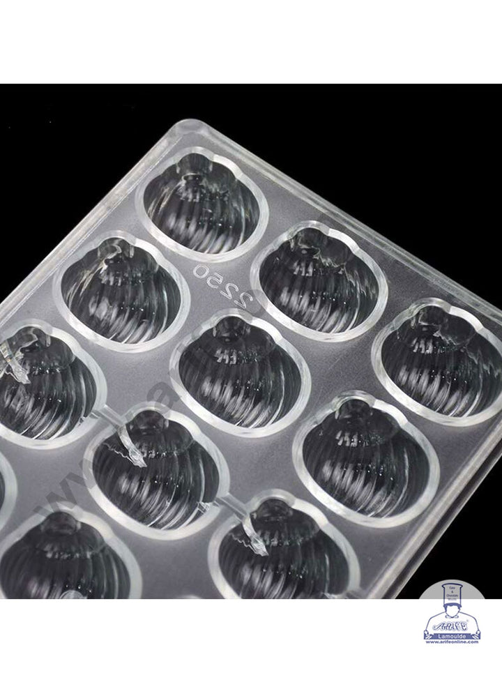 Cake Decor 21 Cavity Shell Shaped Polycarbonate Chocolate Mould SB-2250