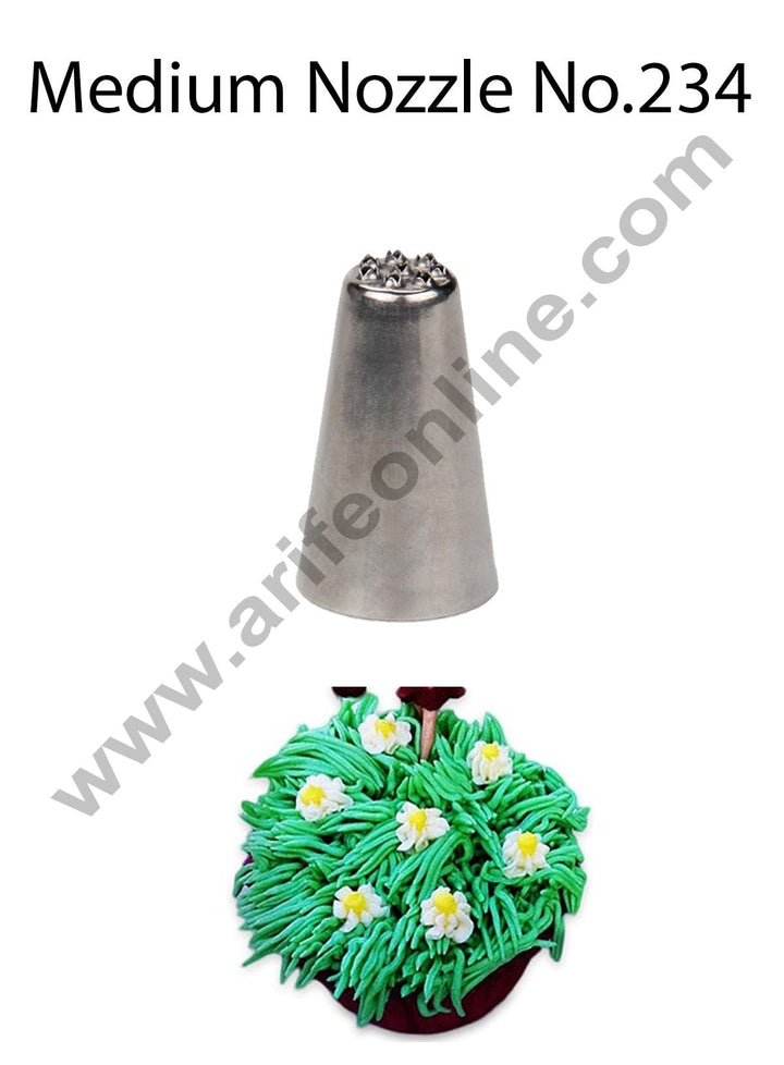 Cake Decor Medium Nozzle - No. 234 Small Grass Piping Nozzle