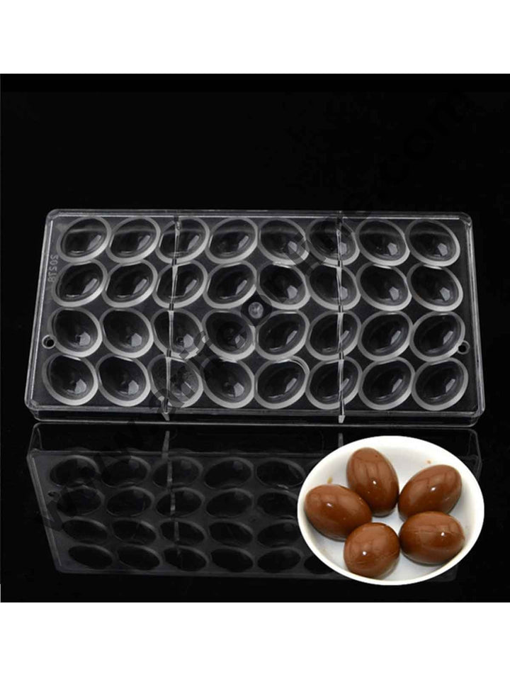 Cake Decor Chocolate Egg Mold Polycarbonate Chocolate Moulds Baking Pastry Tools Plastic Chocolate Mold Kitchen Bakeware Supplies