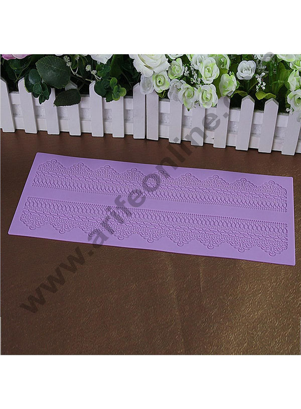 Cake Decor Silicone Mold Cake Border Lace Mold Flower Fondant Molds Cake Decorative Silicone Lace Mat Cake Decorating Tools Baking Mat