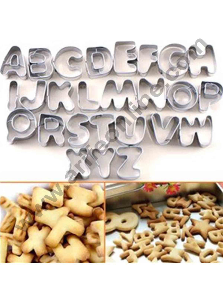 Cake Decor 36pcs/Set Stainless Steel Alphabet Letters & Numbers Baking Molds Fondant Cake Decorating Cutters Cookie Biscuit Mould Set