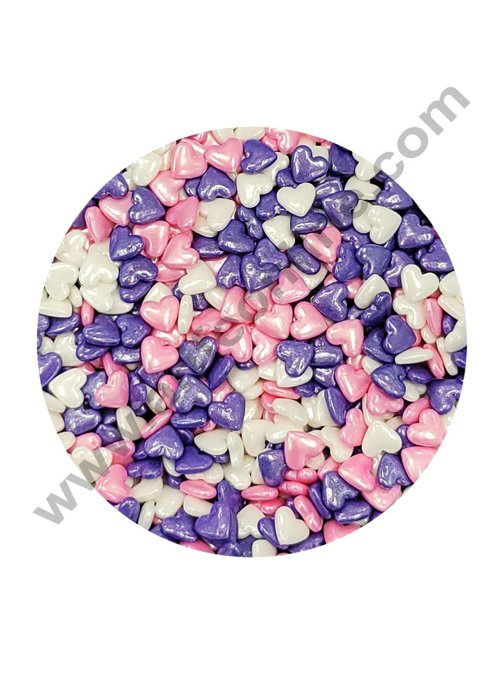 Cake Decor Sugar Candy - Multi Color Heart Pink White Purple Candy