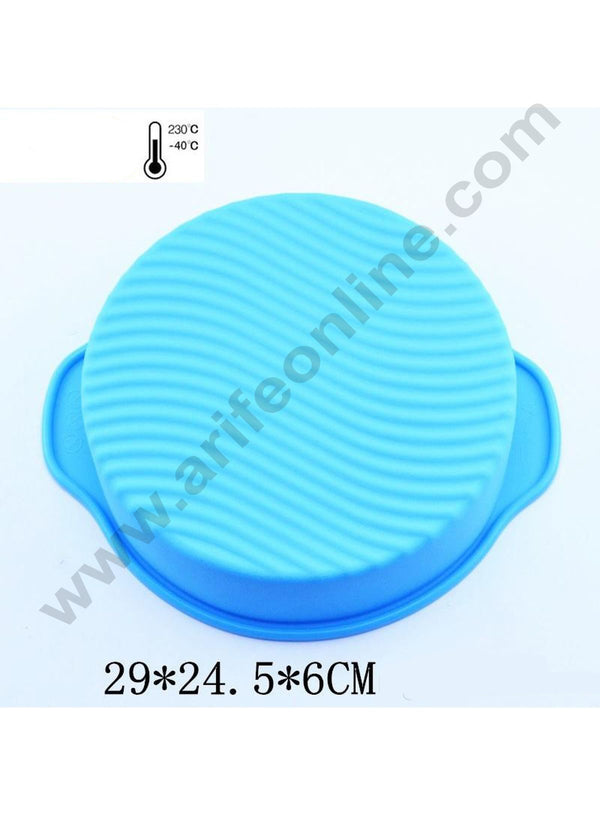 Silicon Big Round Shape Cake Mould with Handle