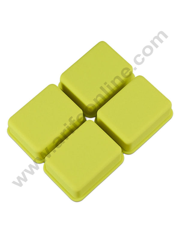 4 Cavity Rectangle Soap Silicon Moulds