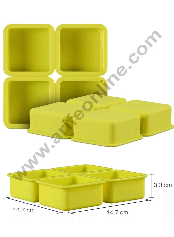 4 Cavity Silicone Soap Mold SBSOM-031
