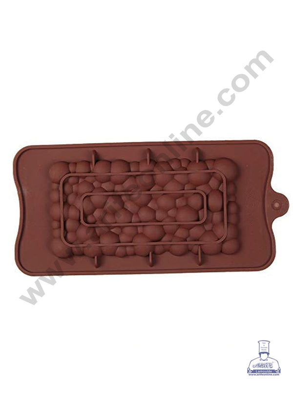 Cake Decor 1 Cavity Bubble Shape Chocolate Bar Silicone Chocolate Mould