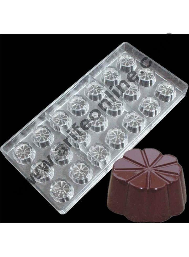 Cake Decor 21 Cavity Flower Shape Chocolate Mold Professionals Using Food Grade Polycarbonate Mold Candy Chocolate Baking Pastry Mold