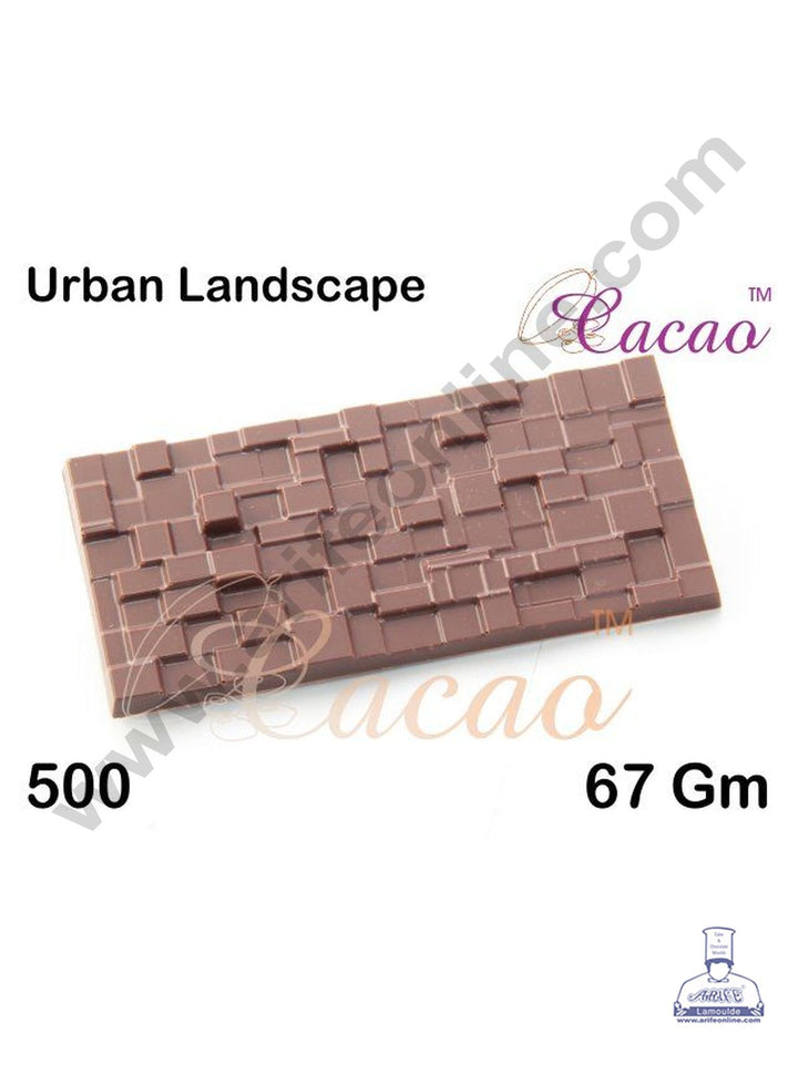 Cake Decor 3 Cavity PVC Chocolate Mould Urban Landscape Shaped (1pcs pack)