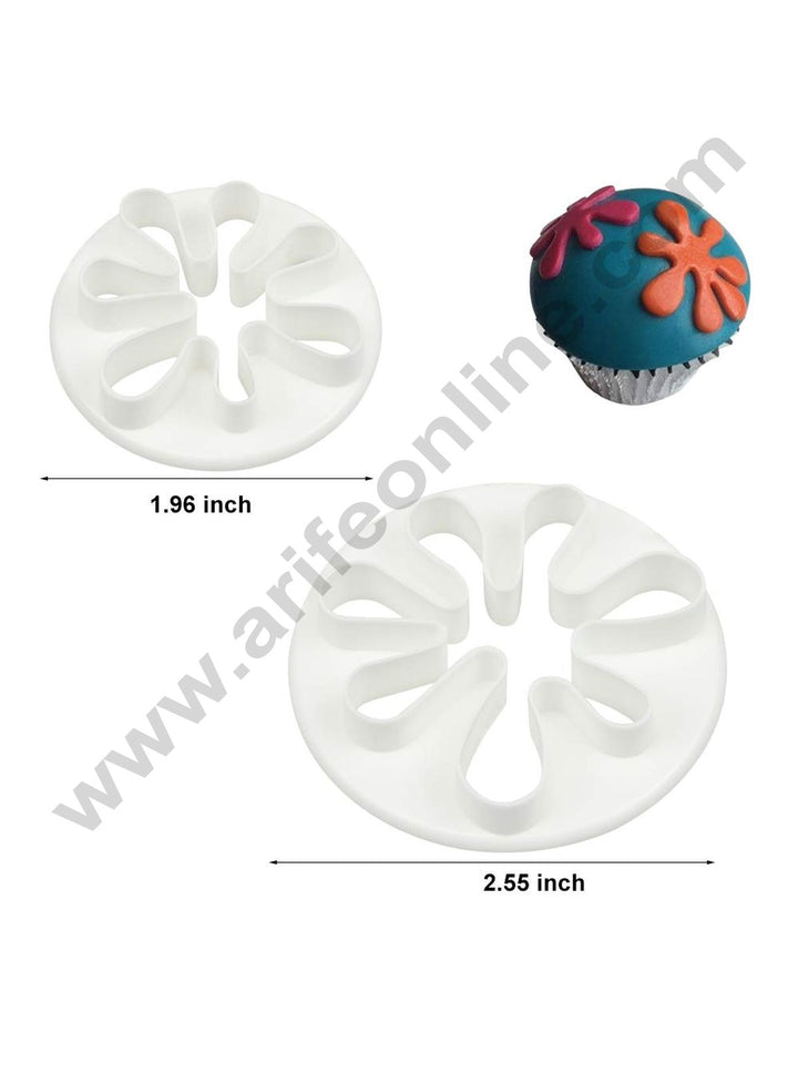 Cake Decor 2 Pieces Plastic Corona Cutters Fondant Tool