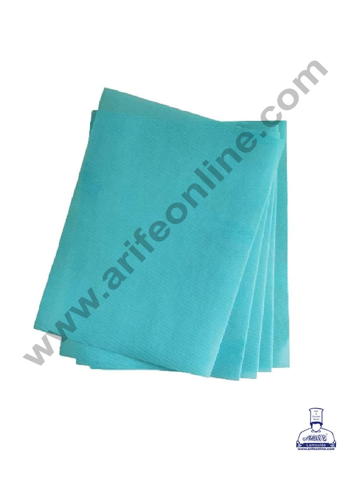 Cake Decor Edible Wafer Paper Sheet for Cake Decoration Size: A4 Sheet (10 Pcs Pack) Blue