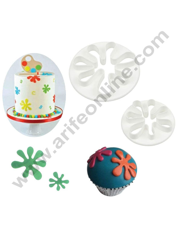 Cake Decor 2 Pieces Plastic Corona Cutters Fondant Tool