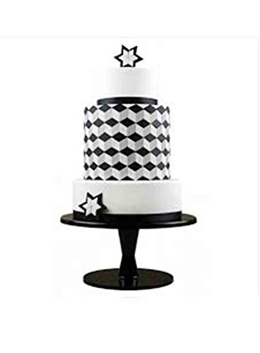Cake Decor 3 pcs/Set Geometric Figure Plastic Cake Decorating Cutter Buscuit Cutters Diamond Shape Fondant Cake Decorating Mold Tools