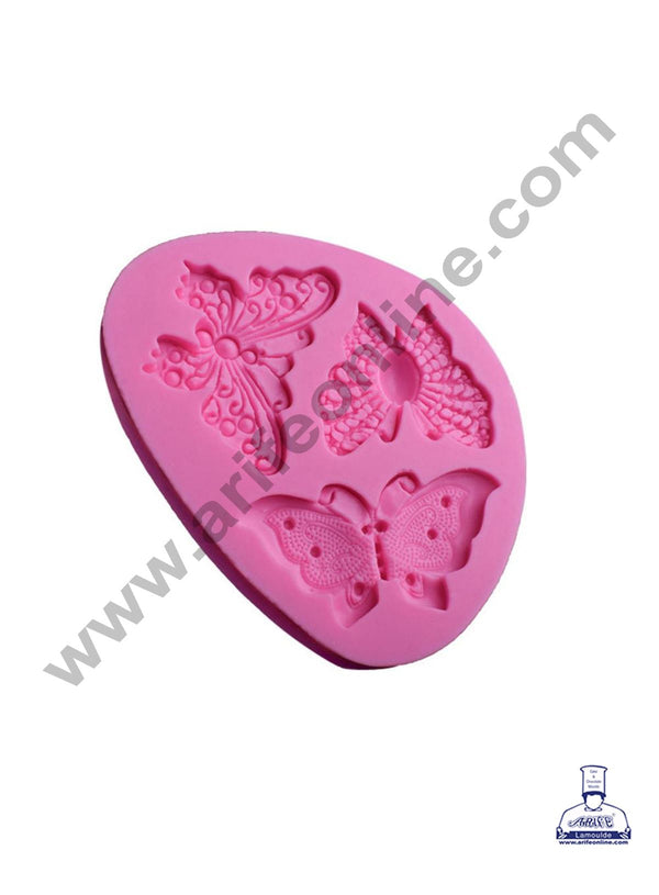 Cake Decor Silicon 3 in 1 Butterfly Fondant Clay Marzipan Cake Decoration Mould …