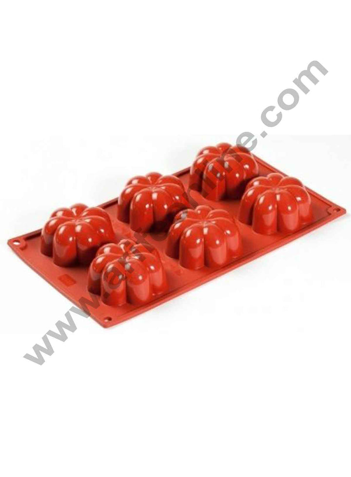 6 cavity Charlotte Silicon muffin mould-SBSM-2003