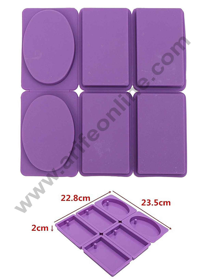 6 cavity rectangular Oval Shape mould SBSM-375