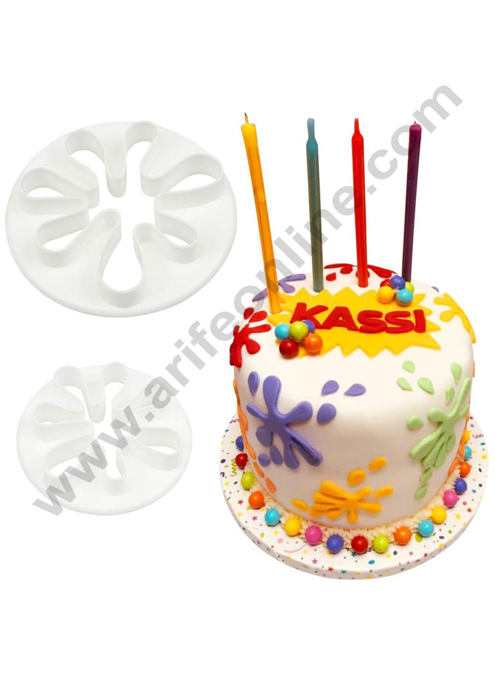 Cake Decor 2 Pieces Plastic Corona Cutters Fondant Tool