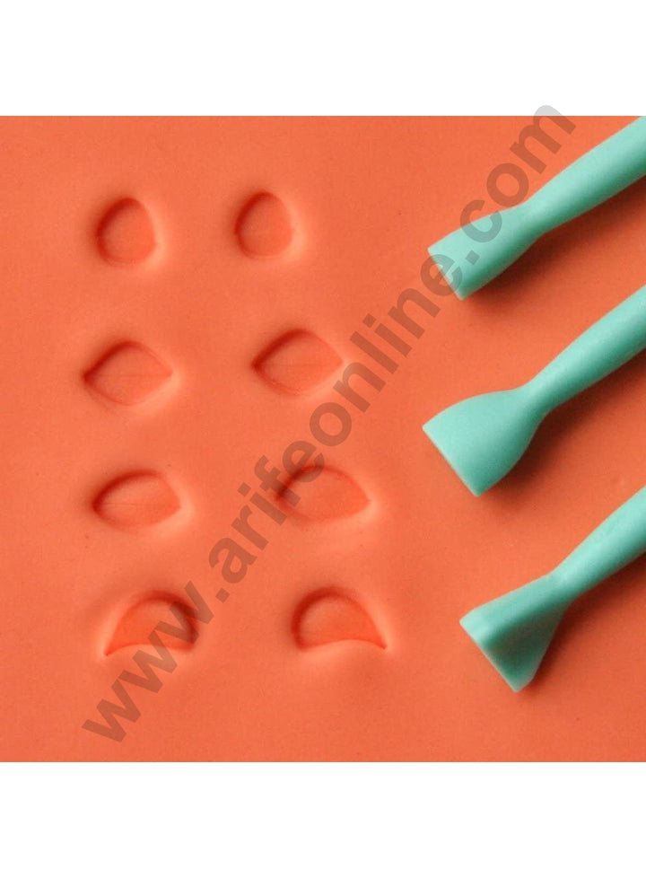 Cake Decor Eye Tool Modeling Tool For Gum Paste and Fondant Set Of 3Pcs