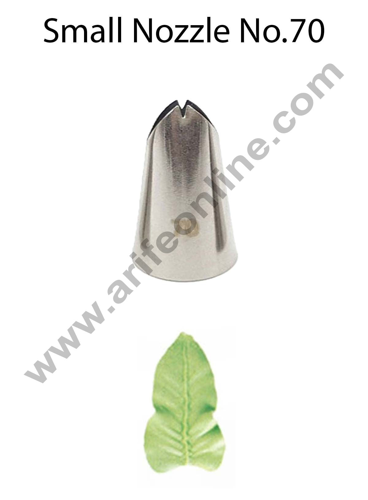 Cake Decor Small Nozzle No. 70 Leaf Piping Nozzle Arife Online Store