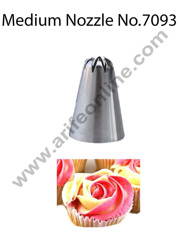 Cake Decor Medium Nozzle - No. 7093 Closed Star Piping Nozzle