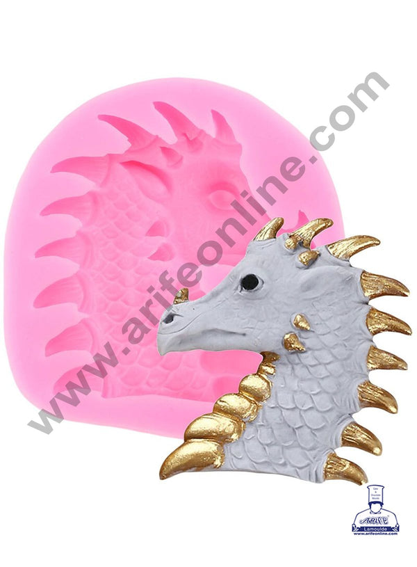 Cake Decor Silicone Dragon Face Fondant Marzipan Mould