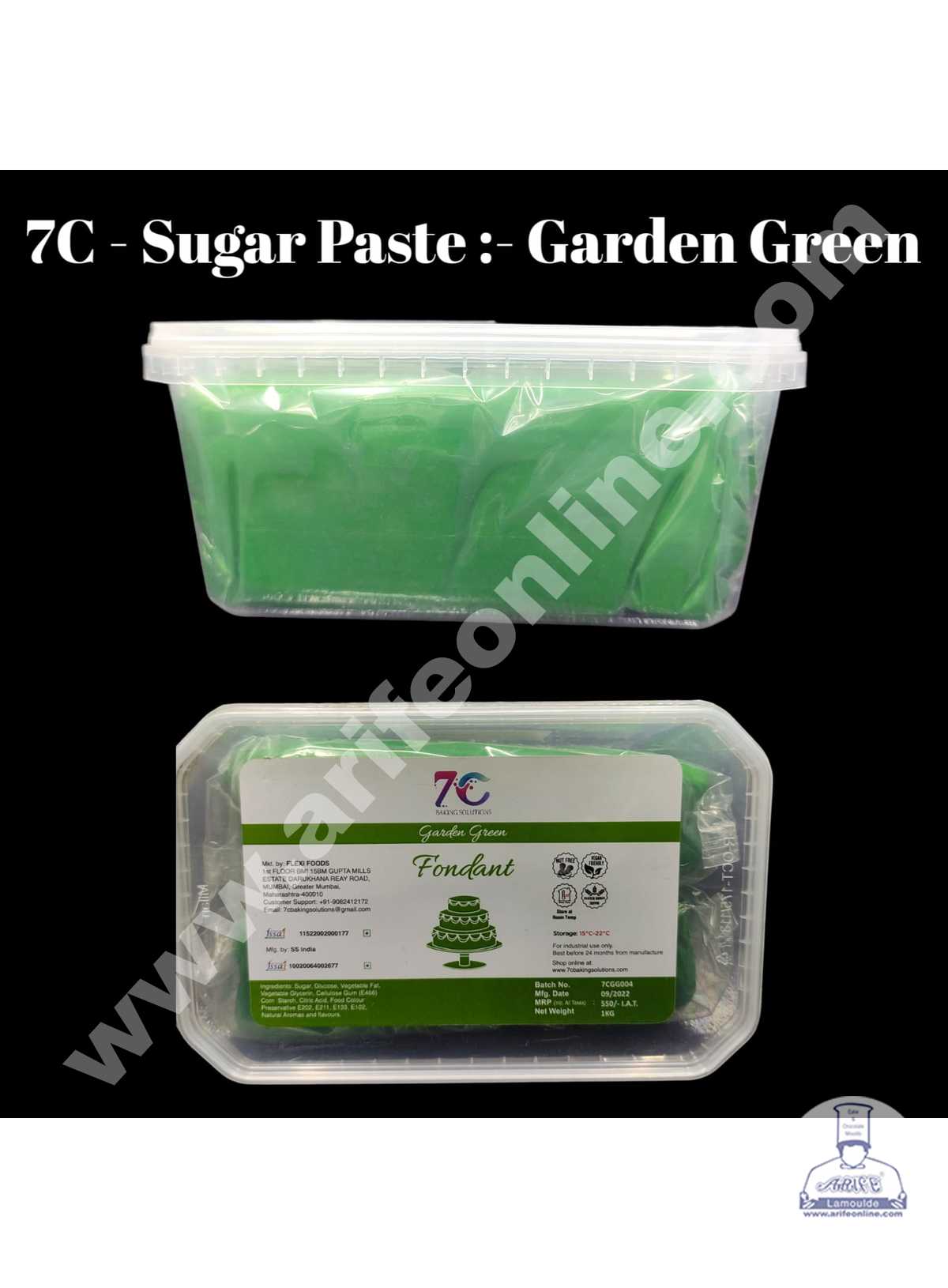 7C Fondant - Garden Green (1 KG) – Arife Online Store