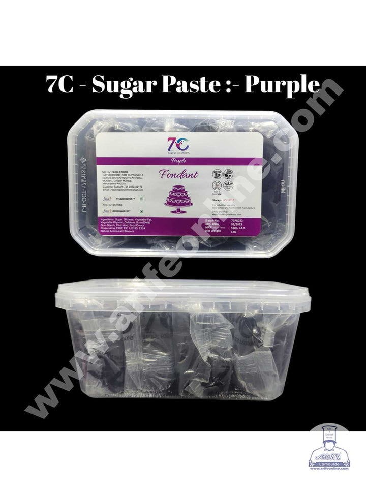 7C Fondant - Purple (1 KG) – Arife Online Store