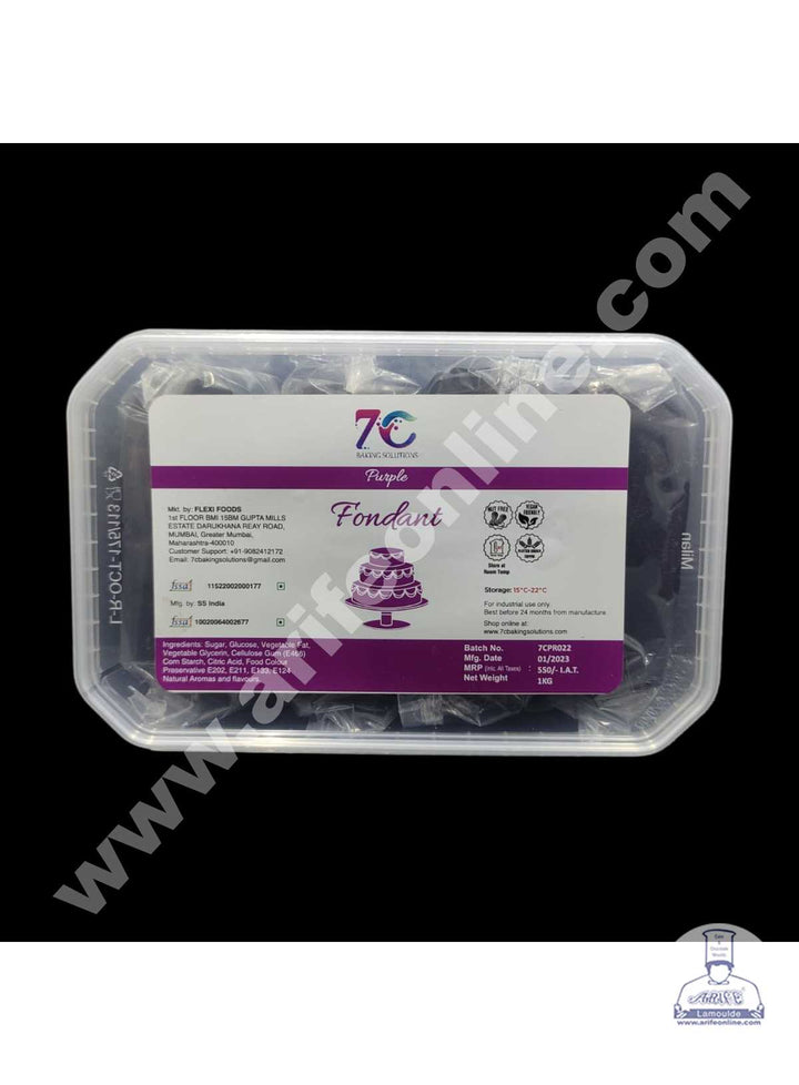 7C Fondant - Purple (1 KG) – Arife Online Store