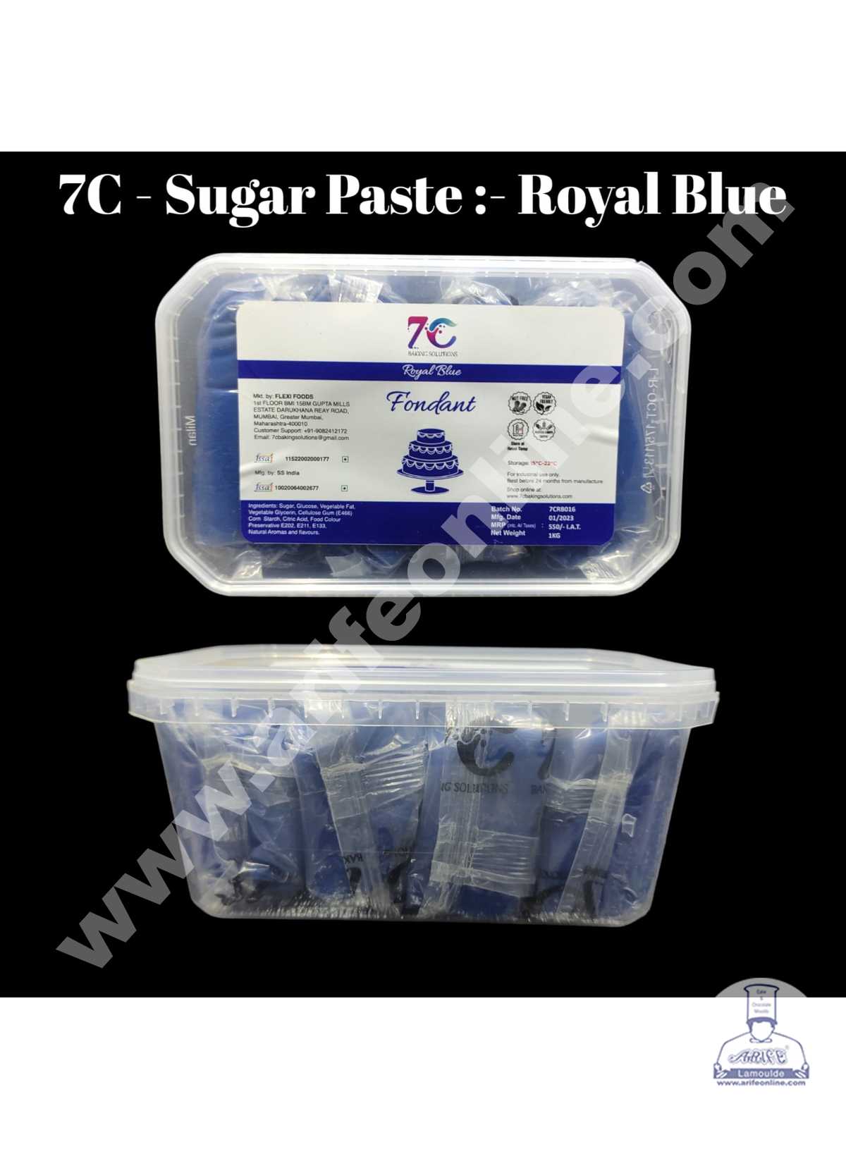 7C Fondant - Royal Blue (1 KG) – Arife Online Store