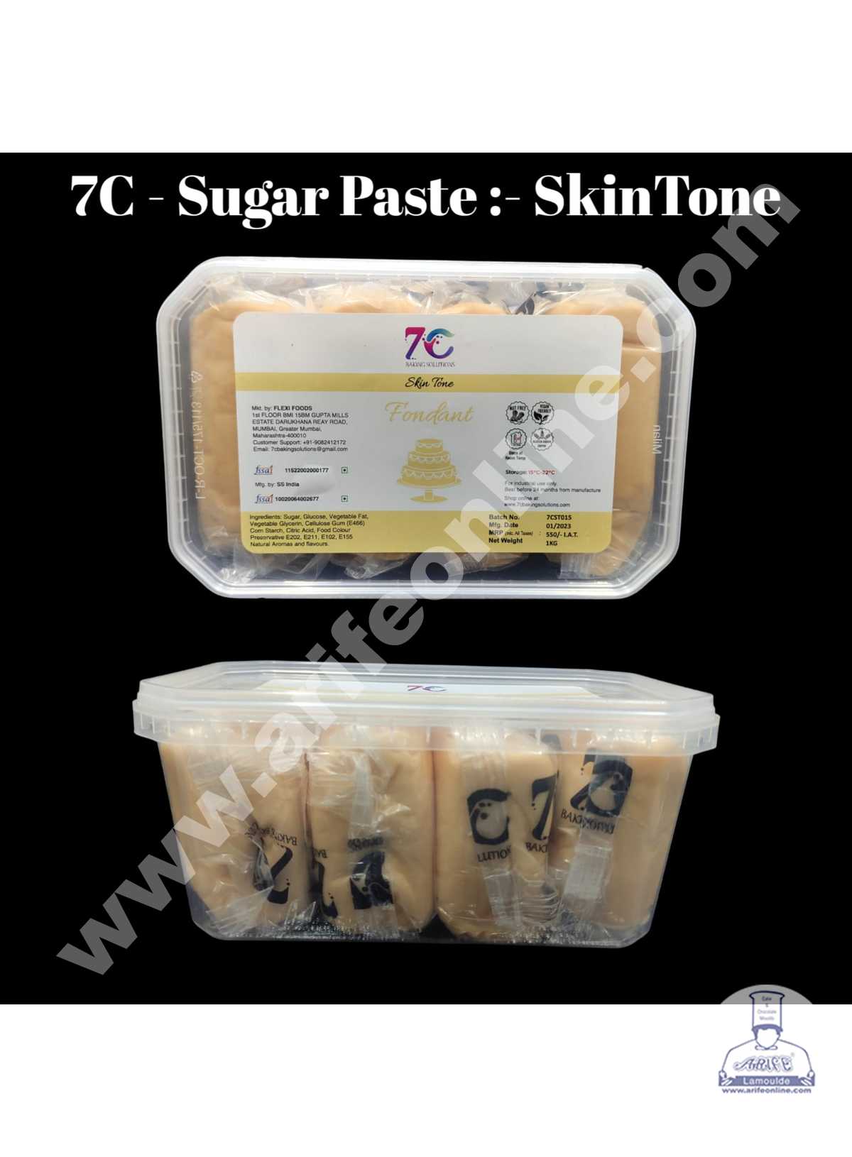 7C Fondant - Skintone (1 KG) – Arife Online Store