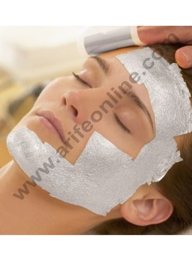 7C Pure Edible Silver Leaf for Cake Decoration, Sweets Decoration, Tem ...