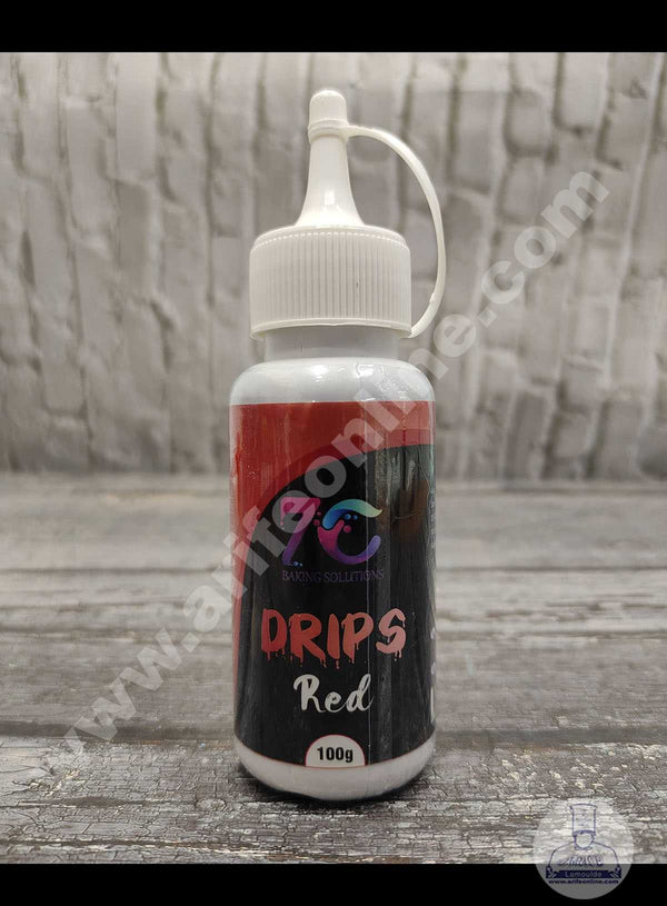 7C Edible Drips for Cakes Decoration - Red( 100 gm )