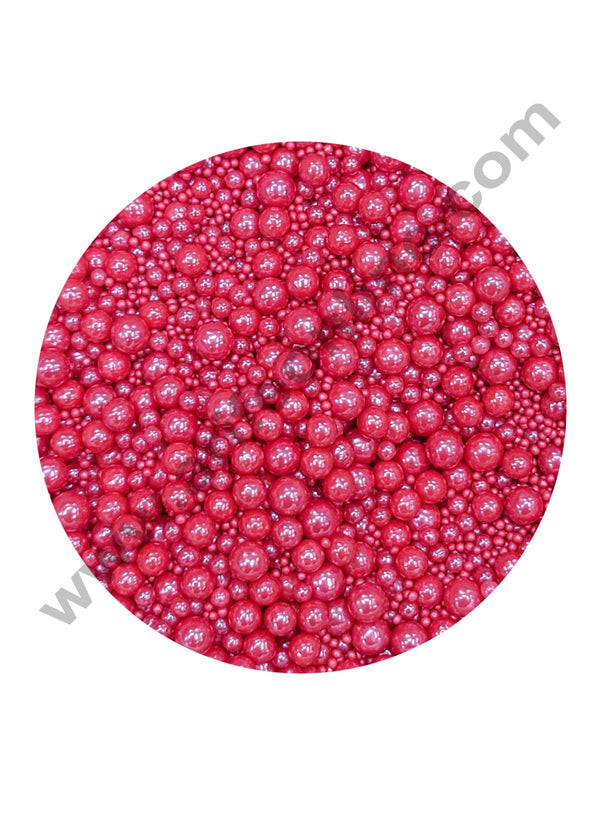 Cake Decor Sugar Candy - Mix Size Red Balls Candy