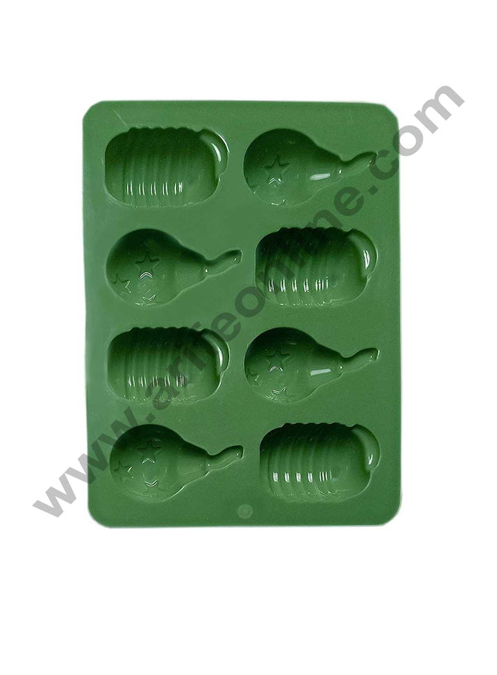 Cake Decor 8 Cavity Anar and Sutli Rassi Bomb Shape Mold Silicone Chocolate Mould