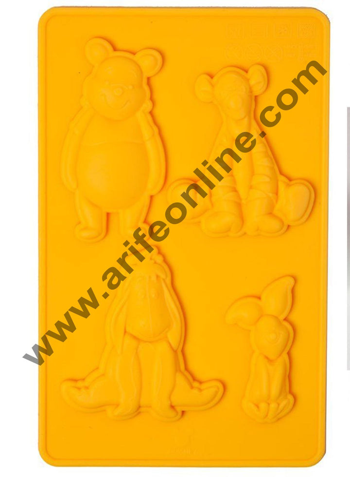Cake Decor Winnie the poo Disney Piglet silicone mould sugarcraft cake cupcake decorating Biscuit Mould