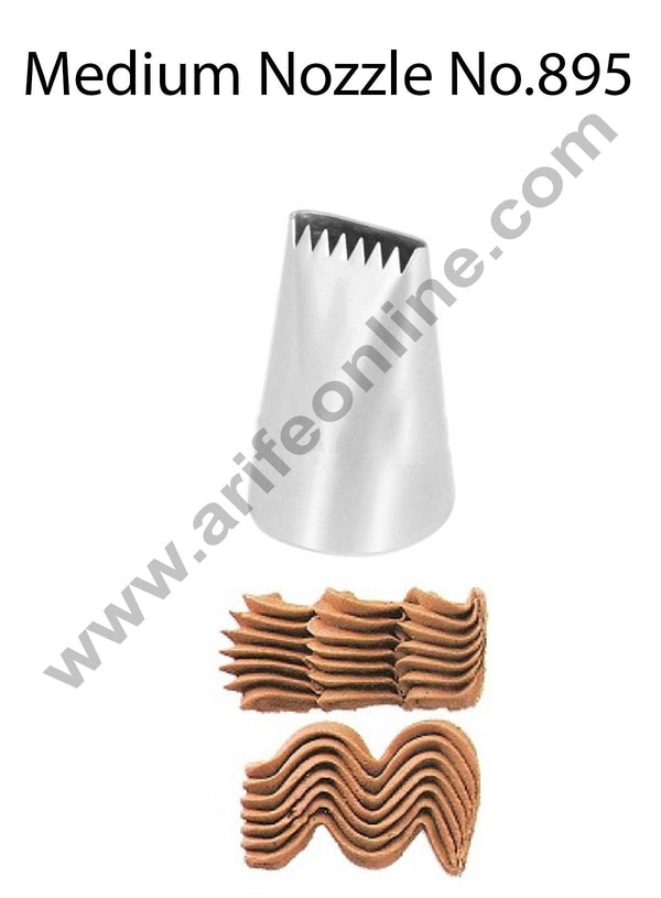 Cake Decor Medium Nozzle - No. 895 Basketweave Piping Nozzle