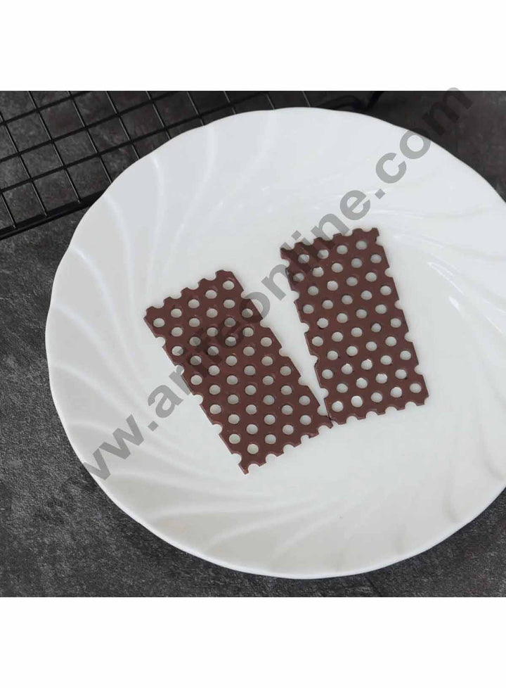 Cake Decor Silicon 9 in 1 Honeycomb dot Shape Chocolate Garnishing Mould Cake Insert Decoration Mould