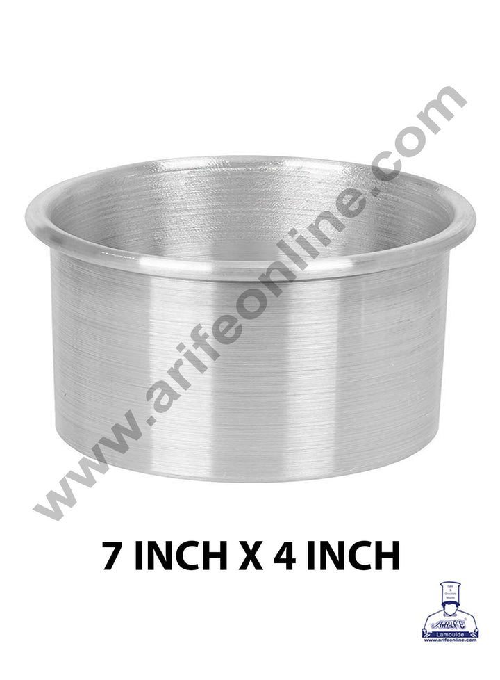 Round Tall Cake Mold 7 X 7 X 4 Inch Stainless Steel